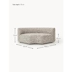Grey Sofa Corner Module (Sofia)