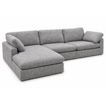 Falkenberg Chaise Longue Sofa Dark Grey