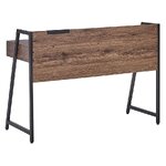 Dark brown-black desk (harwich) 120x50