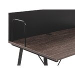 Рабочий стол из темного дерева (гастингс) 100х50