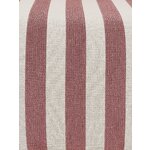 Striped Corner Sofa (Striped Fabric Black)