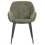 Chaki spalvos valgomojo kėdė Hibis