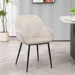 Smėlio spalvos valgomojo kėdė Hibis