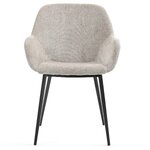 Smėlio spalvos valgomojo kėdė Hibis