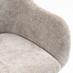 Pelēks bāra krēsls Hibis