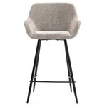 Pelēks bāra krēsls Hibis