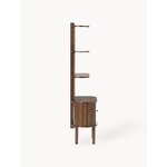 Narrow brown shelf with cabinet (calary) whole
