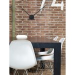 Black Design Wall Clock Little Big Time (Karlsson)