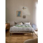 Beige Upholstered Bed (A)200x200