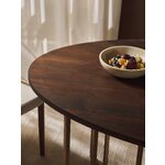 Brown Solid Wood Oval Dining Table (Luca) 180x100