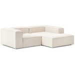 White Modular Corner Sofa (Lennon)