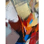 Wall painting explosion of color (agave) 150x110 intact