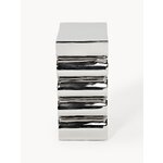 Chrome metal stool curves (zuiver) whole