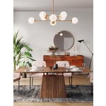 Pruun Pikendatav Söögilaud Benvenuto (Kare Design)200-250x110