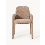 Brown Upholstered Chair (Selena)