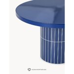 Blue Dining Table (Saya) Ø120