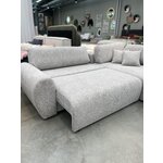 Šviesiai pilka sofa-lova (džiaugsmas)