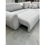 Šviesiai pilka sofa-lova (džiaugsmas)