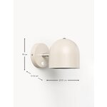 Bēša sienas lampa (Almo)