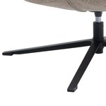 Smėlio spalvos fotelis Ivar