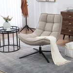 Smėlio spalvos fotelis Ivar