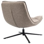 Smėlio spalvos fotelis Ivar