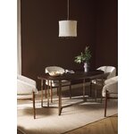 Brown Solid Wood Oval Dining Table (Luca) 180x100