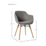 Valgomojo kėdė Fidžis (ww)