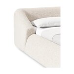 Light Beige Upholstered Bed (Sofia) 180x200
