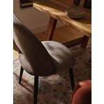 Light gray velvet chair (rachel)