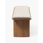 Brown Upholstered Bench (Chandler)