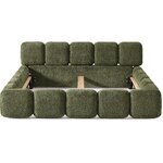 Зеленая дизайнерская кровать (тайла)200х200