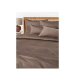 Dark Brown Cotton Duvet Cover (Comfort) 220x240