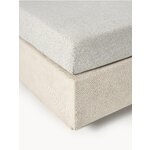 Кровать континентальная светло-бежевая (livia) 180x200 цельная