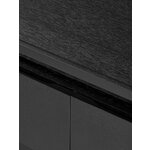 Black Solid Wood Floor Rack (Libby)