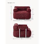 Wine Red Armchair (Stella)
