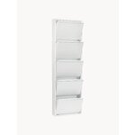 Balta metalinė batų spintelė caruso (kare design) nepažeista