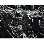 Black marble imitation dining table (kenton) 140x180