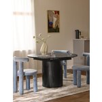 Black Extendable Dining Table (Filo) 120/160x120
