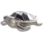 Silver decorative shape of a tortoise