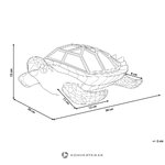 Hõbedane Dekoratiiv Kuju Tortoise
