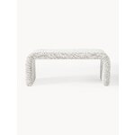 White Upholstered Bench (Penelope)