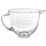 Стеклянная чаша для кухонного комбайна 4,3 л и 4,8 л (kitchenaid) целая
