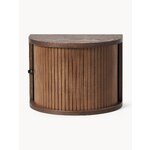 Brown wall-mounted bedside table (calary) complete