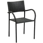 Black garden chair (loke)