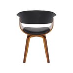 Black Faux Leather Dining Chair Kyo