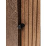 Brown wall-mounted bedside table (calary) complete