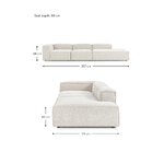 Maža modulinė sofa (Lennon)