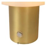 Balto aukso spalvos pritemdoma stalinė lempa timon (lucide) su smulkiais trūkumais