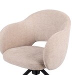 Spilgts grozāms ēdamistabas krēsls Lapo